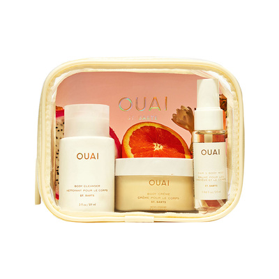 OUAI海岛假日沐浴洗护套装洗护沐浴三件套圣巴特岛香发丝香氛喷雾