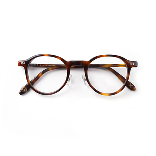 目奈 & DRIVE STRAIGHT合作款花生2.0日系板材圆框国潮眼镜架男女