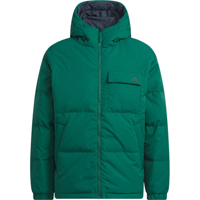 Adidas/阿迪达斯正品JACKET DOWN男女运动双面穿连帽羽绒服KQ5542