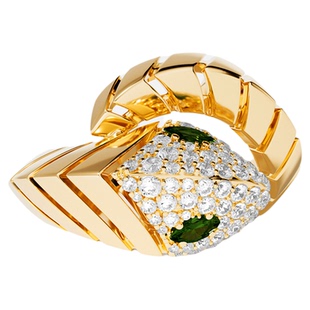 [杨紫同款]APM Monaco金黄蛇形Kaa戒指 情侣对戒新年情人节礼物