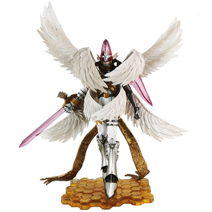 数码宝贝周边雕像暴龙巨浪神圣天使兽GK完全体手办二次元桌面摆件