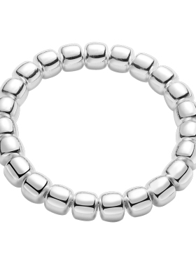 永兴银楼99足银无相圆珠文玩手链