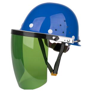 安全帽电焊面屏防护罩焊帽切割打磨透明防飞溅烧焊工面罩头戴式