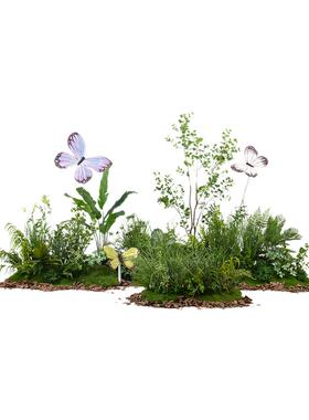野花仿真绿植草丛仿生野草