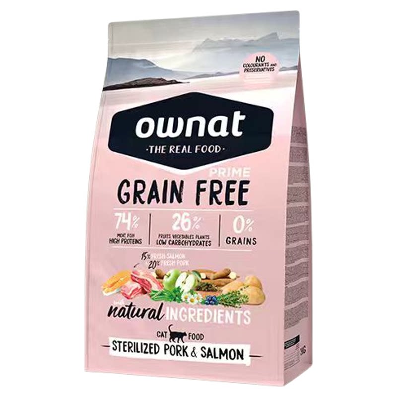 OWNAT奥那特猪肉三文鱼绝育猫粮