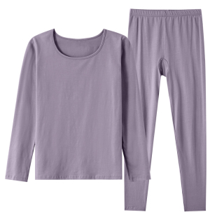 抗菌秋衣秋裤女套装纯棉秋冬保暖内衣女士修身薄款棉毛衫线衣线裤