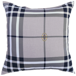 全棉斜纹柔软靠枕套纯棉抱枕套床头靠垫办公室沙发靠背可定做尺寸