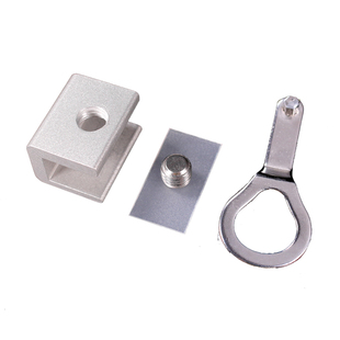 纱窗锁推拉窗户儿童安全锁移门锁扣塑钢铝合金门窗轨道卡扣限位器