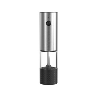 电动胡椒研磨器调料海盐厨房家用高端不锈钢黑胡椒粒研磨器胡椒粉