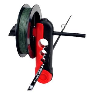 钓鱼线绕线器4孔塑料卷线器渔轮上线器快速缠线器钓鱼海竿小配件