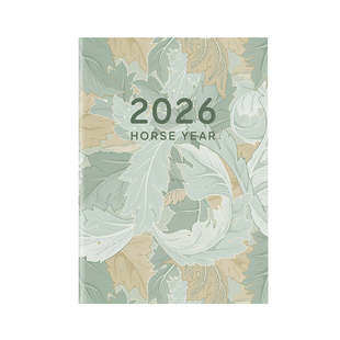 2026年工作小秘书月历计划本26年度日程本每月计划本行事历笔记本月行程日历记事本大格子时间管理月度计划表