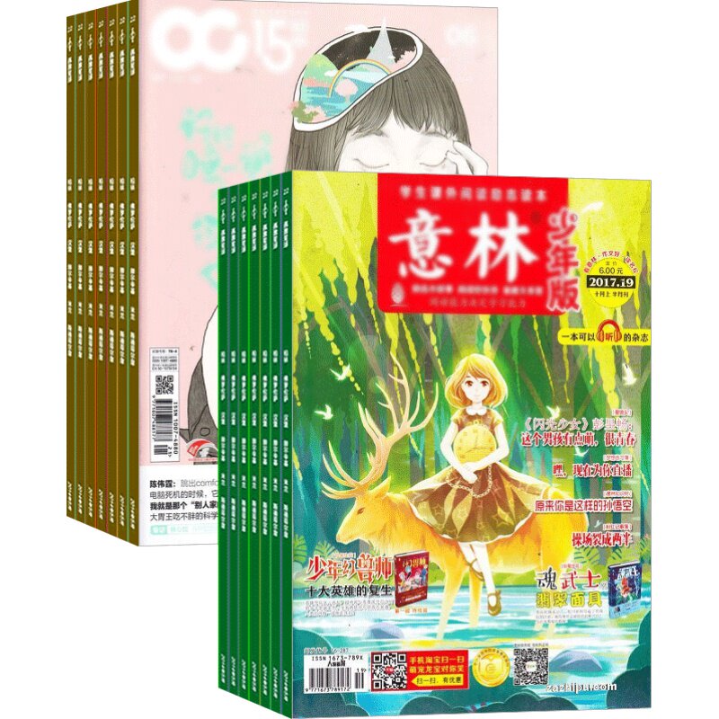 课堂内外初中版+意林少年版组合