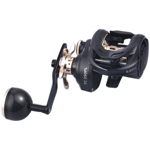 宽体水滴轮船钓轮慢摇铁板轮