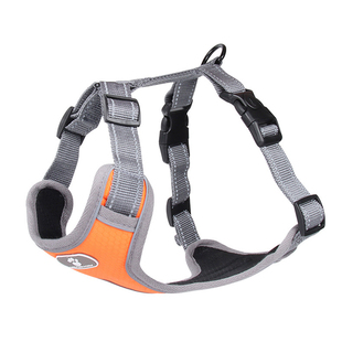 背心式狗狗牵引绳工字型胸背带柴犬幼犬中大型犬遛狗绳脖圈狗链子