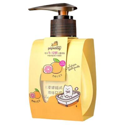 皮皮狗儿童液体牙膏微氟防蛀固齿