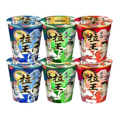 日清拉王杯面日式豚骨黑蒜油风味