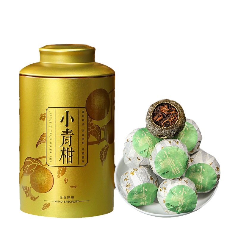 滇湘新会小青柑普洱茶11年熟普