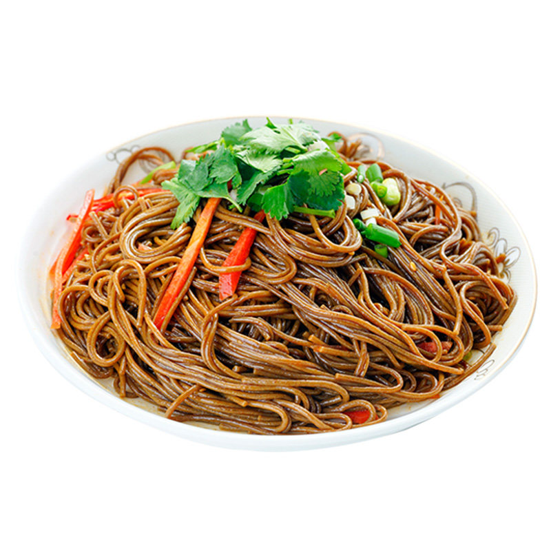 荞麦饸饹陕西特产粗杂粮荞麦面