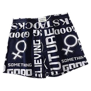 新款火炮手男士内裤印花四角裤平角裤宽松透气大码阿罗裤纯棉潮流