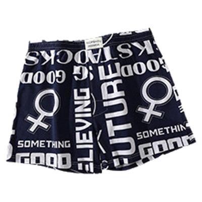 新款火炮手男士内裤印花四角裤平角裤宽松透气大码阿罗裤纯棉潮流