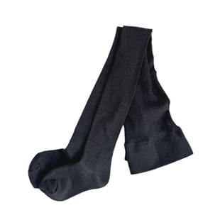 秋冬不勒脚带脚型 无压力中空羊毛金棉加长中厚加绒显瘦连裤袜