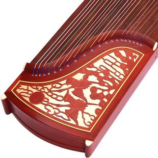 敦煌古筝696D双鹤朝阳儿童初学入门级红木檀木考级筝 敦煌专卖店