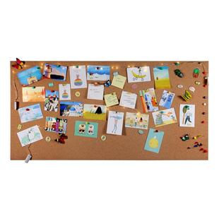 磁性软木板ins照片墙留言告示板自粘墙板幼儿园文化墙软木墙贴追星背景板毛毡板软木墙面装饰作品展示家用
