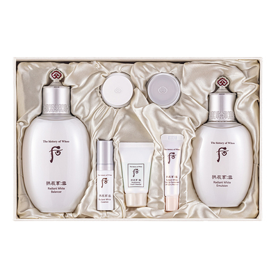 whoo后雪玉凝套盒拱辰享水乳护肤品套装补水天气丹正品旗舰店临期