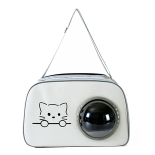 可上航空客舱猫包便携外出斜跨大容量通风透气防应激狗狗宠物背包