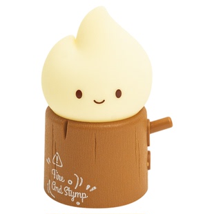 树桩小火苗小夜灯儿童卧室睡眠床头定时氛围灯生日礼物女生送闺蜜