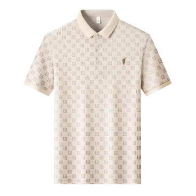 罗蒙夏季棉短袖t恤男士半袖POLO