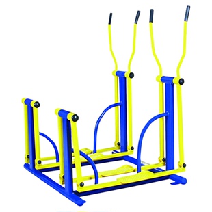 沃尔克广场公园小区体育运动用品室外健身器材厂家直销两联平步机