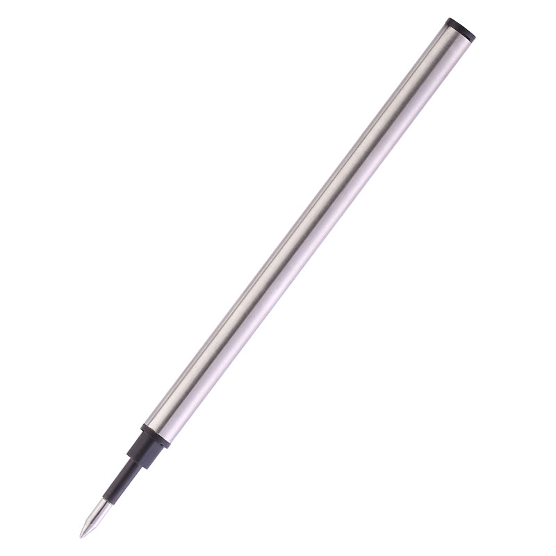 直插式宝珠笔芯中性金属医用红蓝黑0.5/0.7mm签字替换碳素水替芯