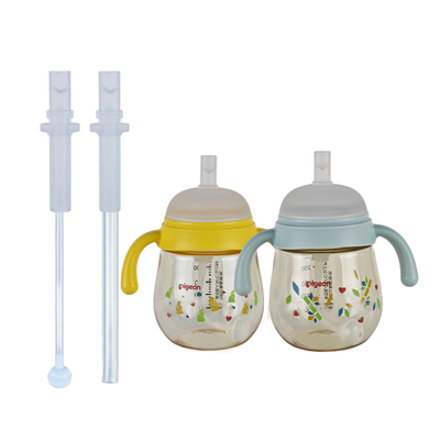 适配贝亲熊猫学饮吸管杯奶瓶配件