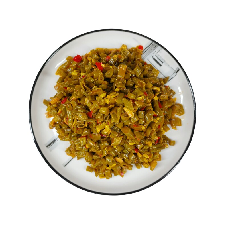 老坛红油酸豇豆净重整箱下饭菜