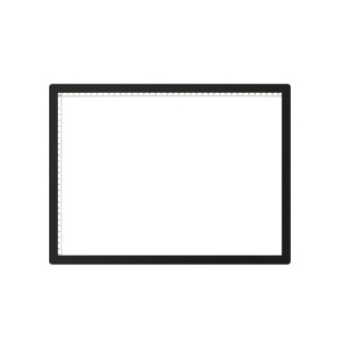 好笔迹A4-D28充电款专业级LED拷贝台临摹画画手抄报动漫绘画线稿拓图透光板服装设计绘画签字练习发光透写台