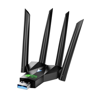 无线网卡1300M高速网络信号穿墙接收usb台式机千兆5G双频免驱动wifi接收器笔记本电脑wifi6无限网卡上网蓝牙
