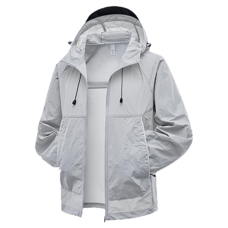 双抗科技高效防晒衣冰凉感春夏秋男女情侣轻量运动户外连帽皮肤衣