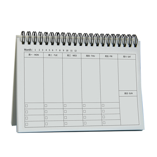 多利博士周学习计划本线圈装记事本每周时间管理计划表效率手册每日学习语文数学英语课程记录备忘录自律打卡