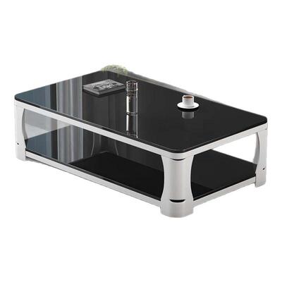 茶几客厅家用小户型简约现代仿大理石钢化玻璃电视柜茶台桌子茶几