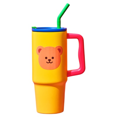 wiggle吸管保温杯保冷不锈钢车载