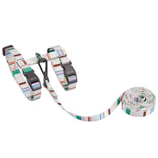 zeze猫狗牵引绳遛猫遛狗背心工字型可胸背调节外出防挣脱小型犬