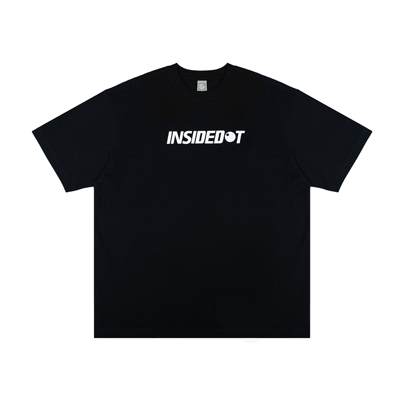 INSIDEDOT 基础款t恤经典logo潮牌短袖男简约kennyS同款上衣纯棉