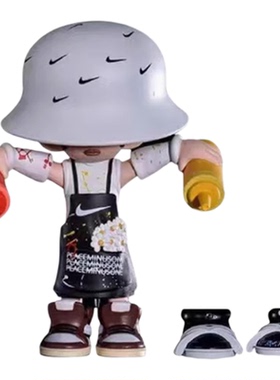 样板间儿童房滑板手办软装摆件