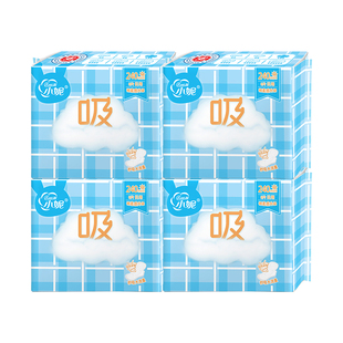 小妮干爽棉柔卫生巾女生日用 8片学生初潮240mm瞬吸无感姨妈巾4包