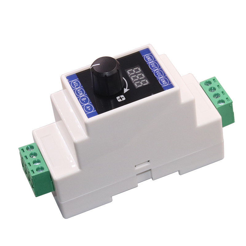 卡导轨式0-5V/10V电压信号发生器RS485模拟量阀门变频调速Q01H09A