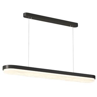 箭牌意式极简轻奢餐厅吊灯2025新款一字长条灯高级感饭厅餐桌吊灯