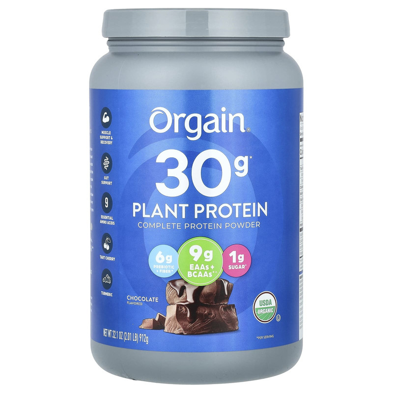 Orgain,多面植物蛋白质粉,香草味