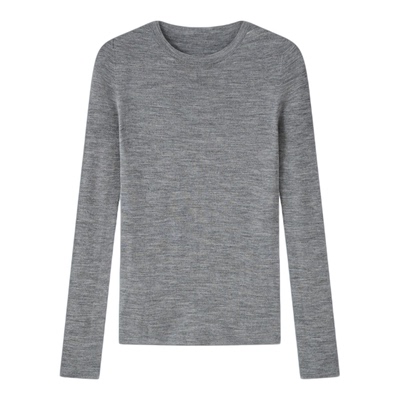 日本18针岛津无缝绵羊毛针织衫