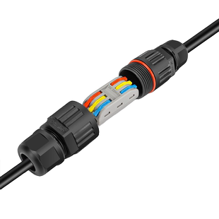 户外防水连接器灯具接线端子压线帽快速电线接线水下并线器免胶布